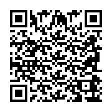 Codice QR per il numero di telefono +2698046303