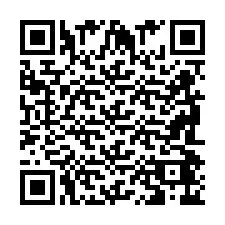 Codice QR per il numero di telefono +2698046625