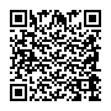 Código QR para número de teléfono +2698046698