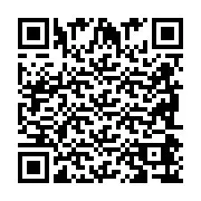 Codice QR per il numero di telefono +2698046702