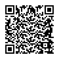 Codice QR per il numero di telefono +2698046727