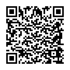 Codice QR per il numero di telefono +2698046749