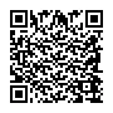 Codice QR per il numero di telefono +2698046768