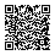 Código QR para número de teléfono +2698047198