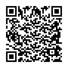 QR-code voor telefoonnummer +2698047243