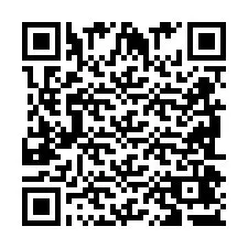 Kode QR untuk nomor Telepon +2698047356