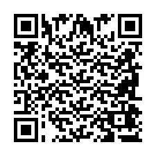 Código QR para número de telefone +2698047357