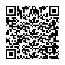 Kod QR dla numeru telefonu +2698047390