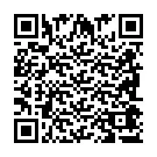 Codice QR per il numero di telefono +2698047392