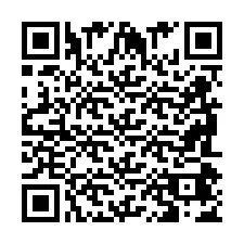 Código QR para número de telefone +2698047405