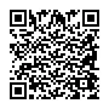 Código QR para número de telefone +2698047463