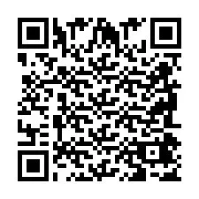 Código QR para número de teléfono +2698047544