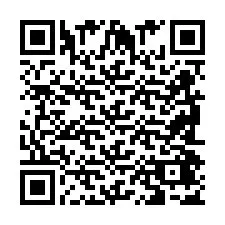 QR Code pour le numéro de téléphone +2698047569