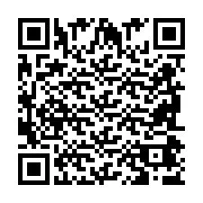 QR-code voor telefoonnummer +2698047607