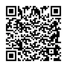 Codice QR per il numero di telefono +2698047615