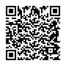 Código QR para número de teléfono +2698083539