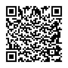 QR код за телефонен номер +2698083545