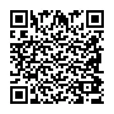 QR-koodi puhelinnumerolle +2698083626