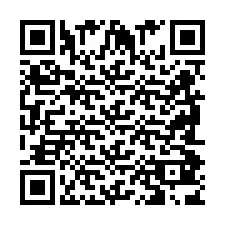 QR-code voor telefoonnummer +2698083828