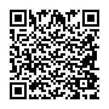 Código QR para número de teléfono +2698083977