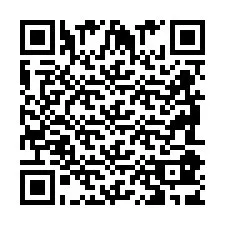 QR код за телефонен номер +2698083980