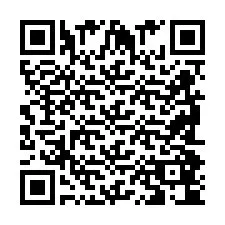 Codice QR per il numero di telefono +2698084069