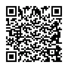 QR-koodi puhelinnumerolle +2698084103