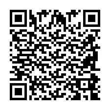 QR-koodi puhelinnumerolle +2698084907