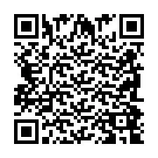 Codice QR per il numero di telefono +2698084964