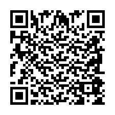 Codice QR per il numero di telefono +2698085498