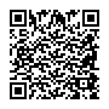 Código QR para número de teléfono +2698085817