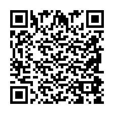 Código QR para número de teléfono +2698085819