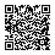 Código QR para número de teléfono +2698085845