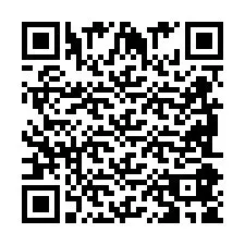 QR-koodi puhelinnumerolle +2698085986