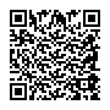 QR-code voor telefoonnummer +2698085988