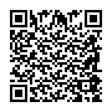 QR-koodi puhelinnumerolle +2698085995