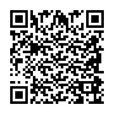 QR-code voor telefoonnummer +2698086016