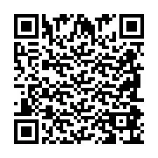 QR-code voor telefoonnummer +2698086018