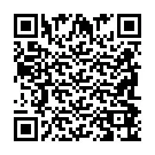 QR-code voor telefoonnummer +2698086035