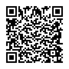 Kode QR untuk nomor Telepon +2698086068