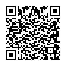 Kode QR untuk nomor Telepon +2698086102