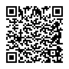 QR-koodi puhelinnumerolle +2698086109