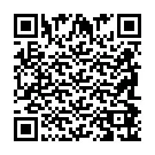 Kod QR dla numeru telefonu +2698086121