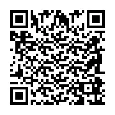 QR код за телефонен номер +2698086141