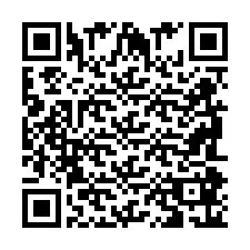 Kod QR dla numeru telefonu +2698086145