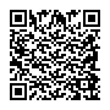 QR Code สำหรับหมายเลขโทรศัพท์ +2698086168