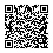 QR код за телефонен номер +2698086171