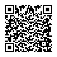 QR-code voor telefoonnummer +2698086178