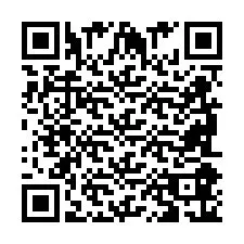 QR Code pour le numéro de téléphone +2698086187