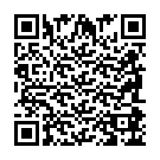 QR-koodi puhelinnumerolle +2698086200